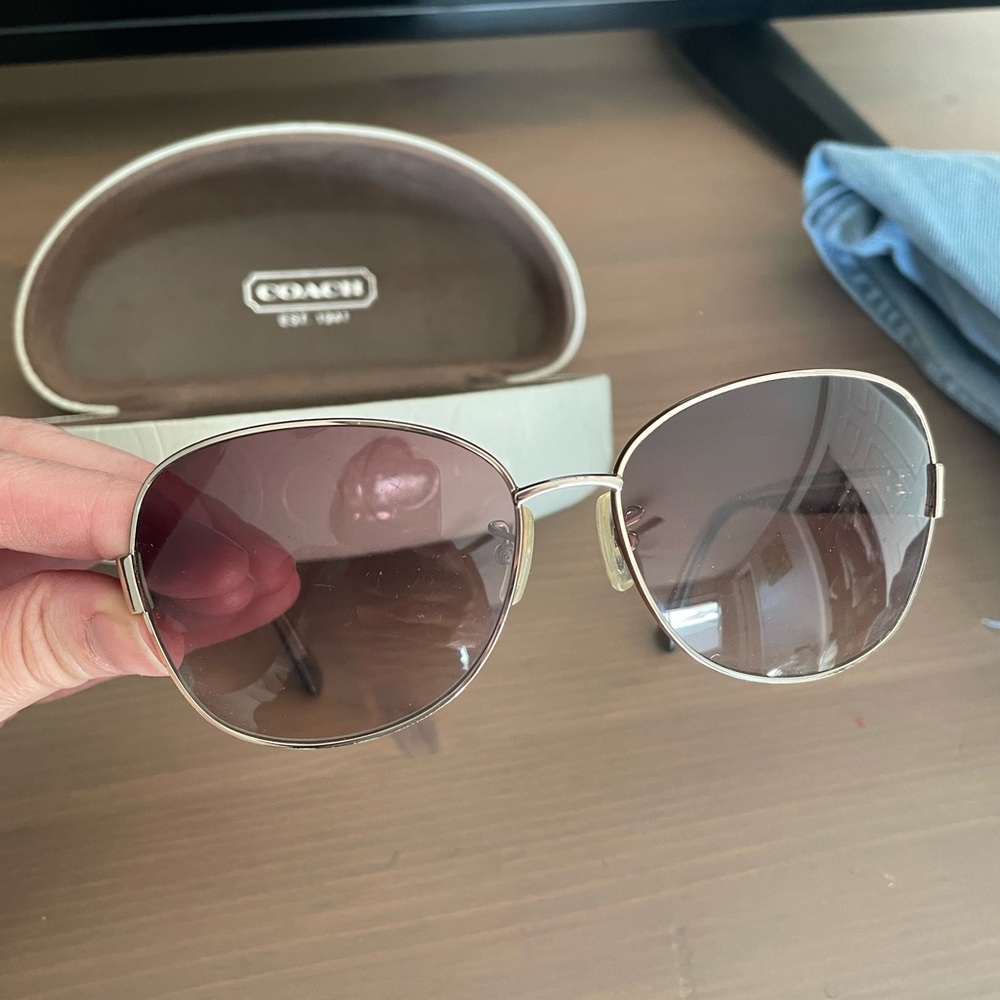 Coach sunglasses with case